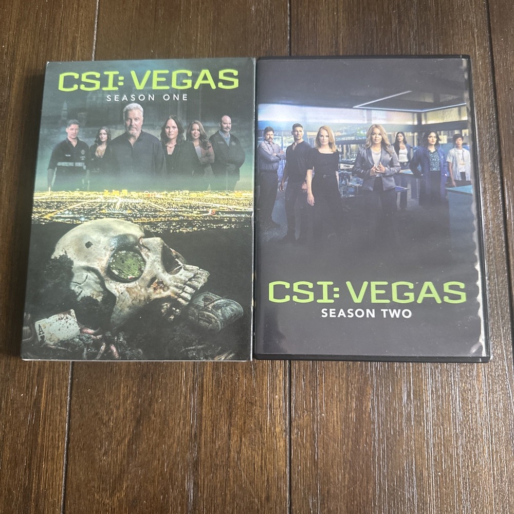 CSI Vegas Seasons 1 & 2 DVD Box Set Lot Crime TV Series Complete Seasons